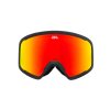 Snowboardové okuliare Horsefeathers, Huck black/mirror red 2025/26