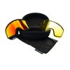 Snowboardové okuliare Horsefeathers, Huck black/mirror red 2025/26