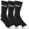 High res SP24 DIRECT 2 SOCKS (3 PACK) BLACK 1 4140001317