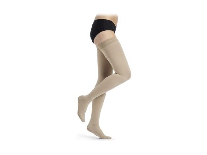COMFORTABLE stehenné pančuchy s nekĺzavým ukončením (Veľkosť X-large plus, Farba Grey, Kompresia 2. kompresná trieda 23-32 mmHg)