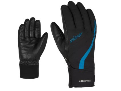 Rukavice Ziener Kitty AS Lady black.french blue