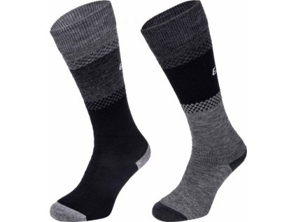 Ponožky Eisbär Ski Comfort 2 pack black/grey