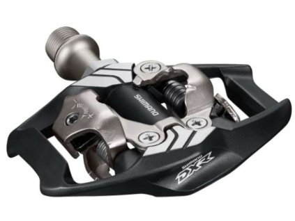 pedály SHIMANO DXR SPD PD-MX70 s kufry SM-SH51 s klecí v krabičce (Barva černá, Velikost SPD)