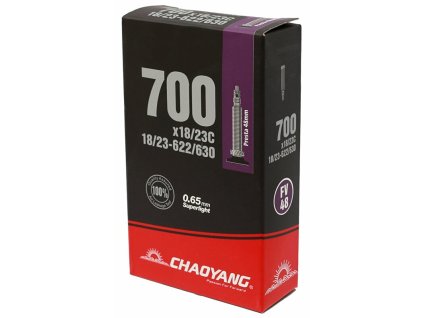 duše CHAOYANG Superlite 700x18/23C (622/630) FV 48 mm (Barva ventil FV, Velikost 700)