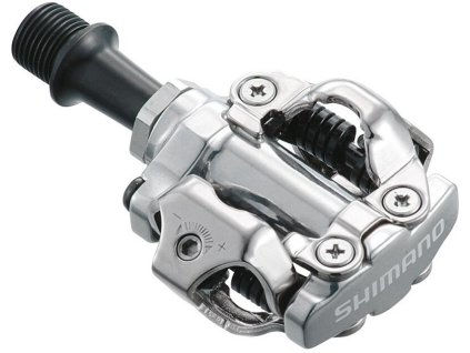 pedály SHIMANO SPD PD-M540 stříbrné s kufry SM-SH51 v krabičce (Barva stříbrná, Velikost SPD)