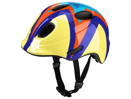 přilba KED Meggy Spark M Starburst Yellow Blue 50-55 cm (Barva žlutá, Velikost M)