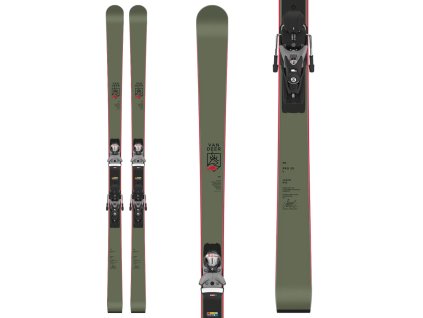 Sjezdové lyže Van Deer PRO S R21 + vázání Marker Comp 12 FDT GW khaki 25/26