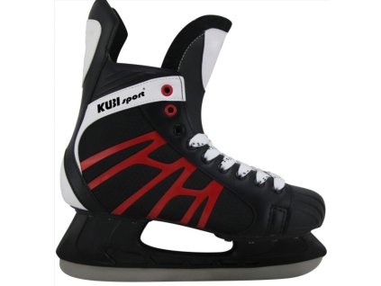 panske ledni brusle kubi black red