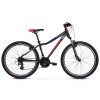 MTB WOMAN kross lea 2 0 czarny malinowy fioletowy mat