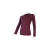 SENSOR MERINO AIR dámské triko dl. rukáv magenta
