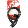 zámek lanko MAX1 Golem 650x12 mm 4klíče (Barva černá, Velikost 650)