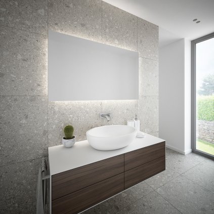 kupelnove zrkadlo 70x120 cm podsvietene