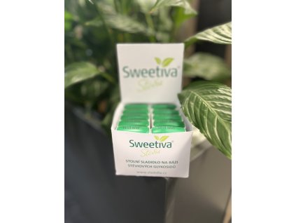 Stevia Sweetiva sladidlo, 200 tablet / kartón  10 x 200 tablet