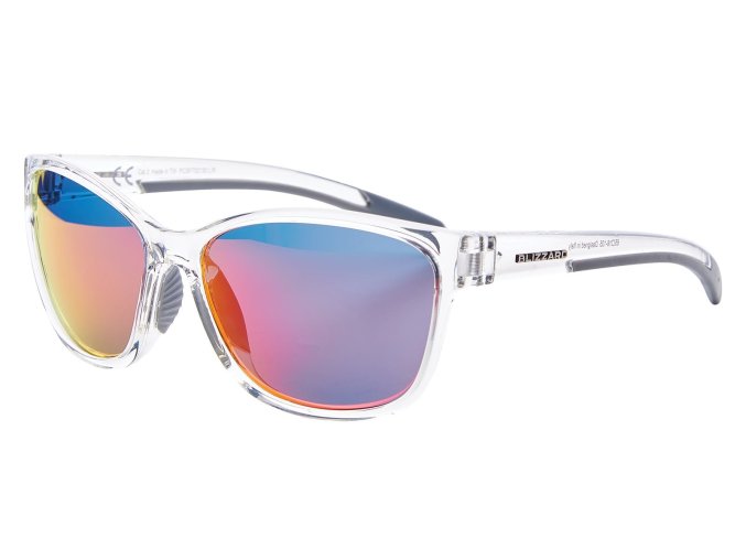 sluneční brýle BLIZZARD sun glasses PCSF702130, clear shiny , 65-16-135
