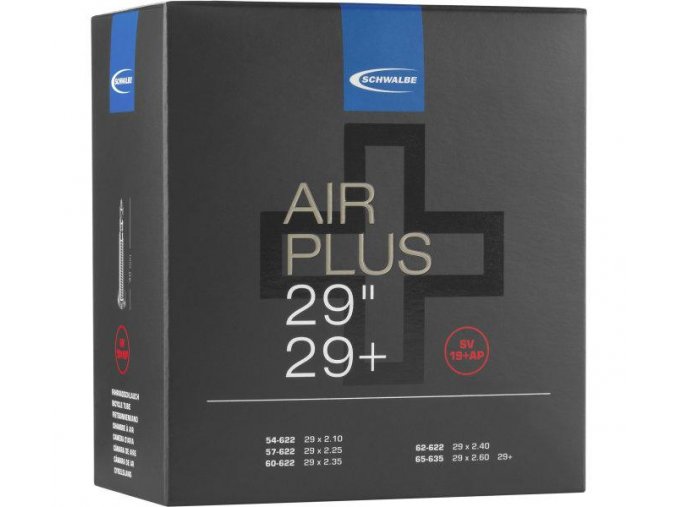 Duša AIR PLUS SV19+AP 29x2.10/3.00 FV (54/65-622) 40mm 420g