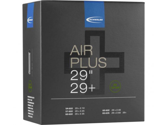 Duša AIR PLUS AV19+AP 29x2.10/3.00 AV (54/65-622) 40mm 420g