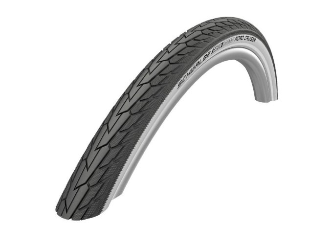 Plášť ROAD CRUISER (42-622) 28x1.60 700x40C K-Guard 50EPI 705g Biely bok reflex  Green