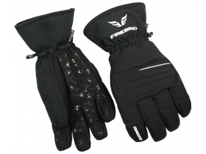 lyžařské rukavice BLIZZARD Firebird ski gloves, black (Veľkosť 9)