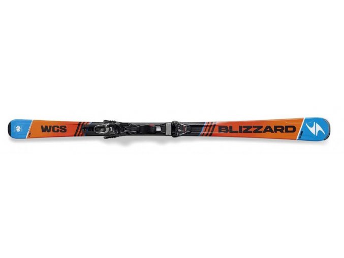 Lyže BLIZZARD WCS IQ, orange/blue/black + vázání IQ TP 10 CM2, AKCE