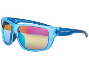 Slnečné okuliare BLIZZARD sun glasses PCS708120, rubber trans. light blue , 75-18-140 (Veľkosť 75-18-140)
