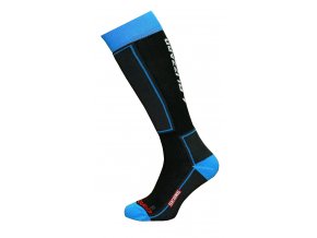 Ponožky BLIZZARD Skiing ski socks junior, black/blue