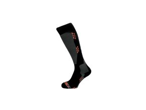 Lyžiarske ponožky TECNICA Merino ski socks, black/orange