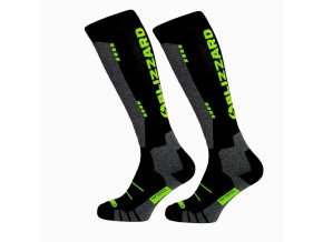 skarpety zimowe blizzard wool sport junior ski black green 45949