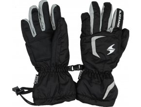 lyžařské rukavice BLIZZARD Reflex junior ski gloves, black/silver (Veľkosť 6)