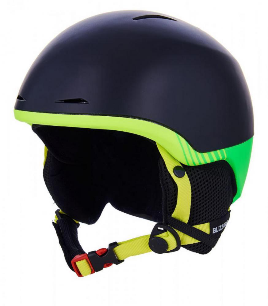 Lyžiarska prilba BLIZZARD Speed ski helmet junior, black matt/neon yellow matt/neon green matt Veľkosť: 51-54