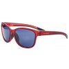 sluneční brýle BLIZZARD sun glasses PCSF702140, rubber trans. dark red, 65-16-135