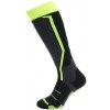 Lyžiarske ponožky BLIZZARD Allround ski socks junior, black/anthracite/signal yellow