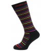 Lyžiarske ponožky BLIZZARD Viva Allround ski socks junior, black/rainbow stripes