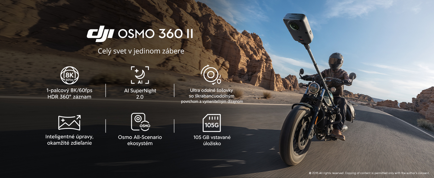 DJI Osmo 360 II Limitless Riding Combo