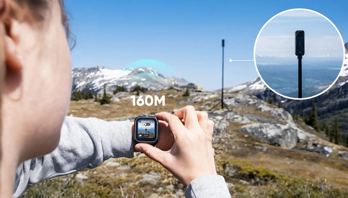 Insta360 GPS Preview Remote with Built-In Mic 10000