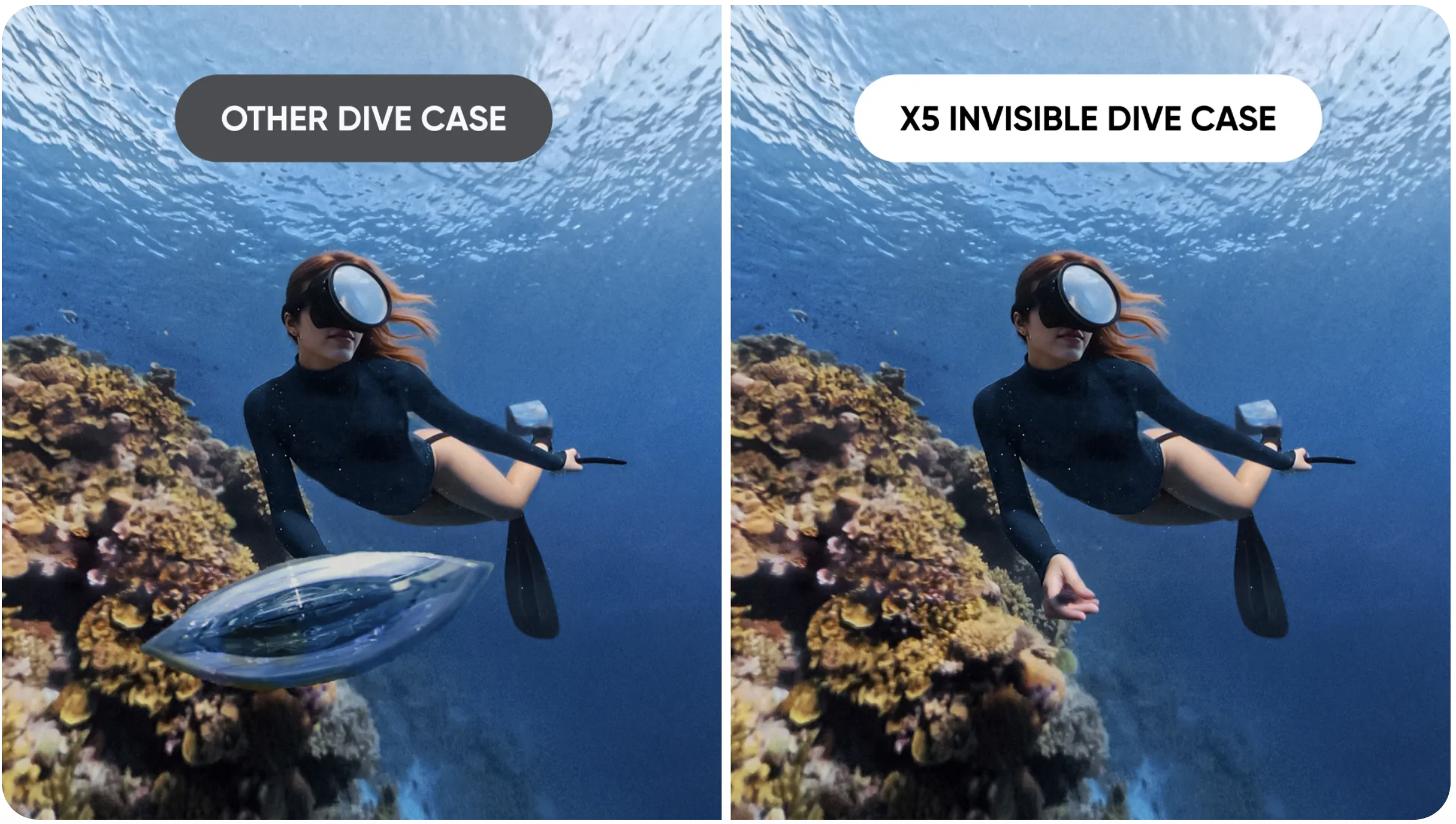 Insta360 X5 Invisible Dive Case 1
