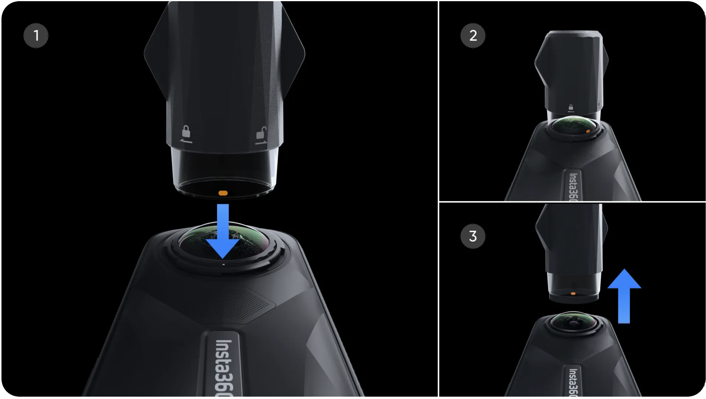 Insta360 X5 Replacement Lens Kit 1