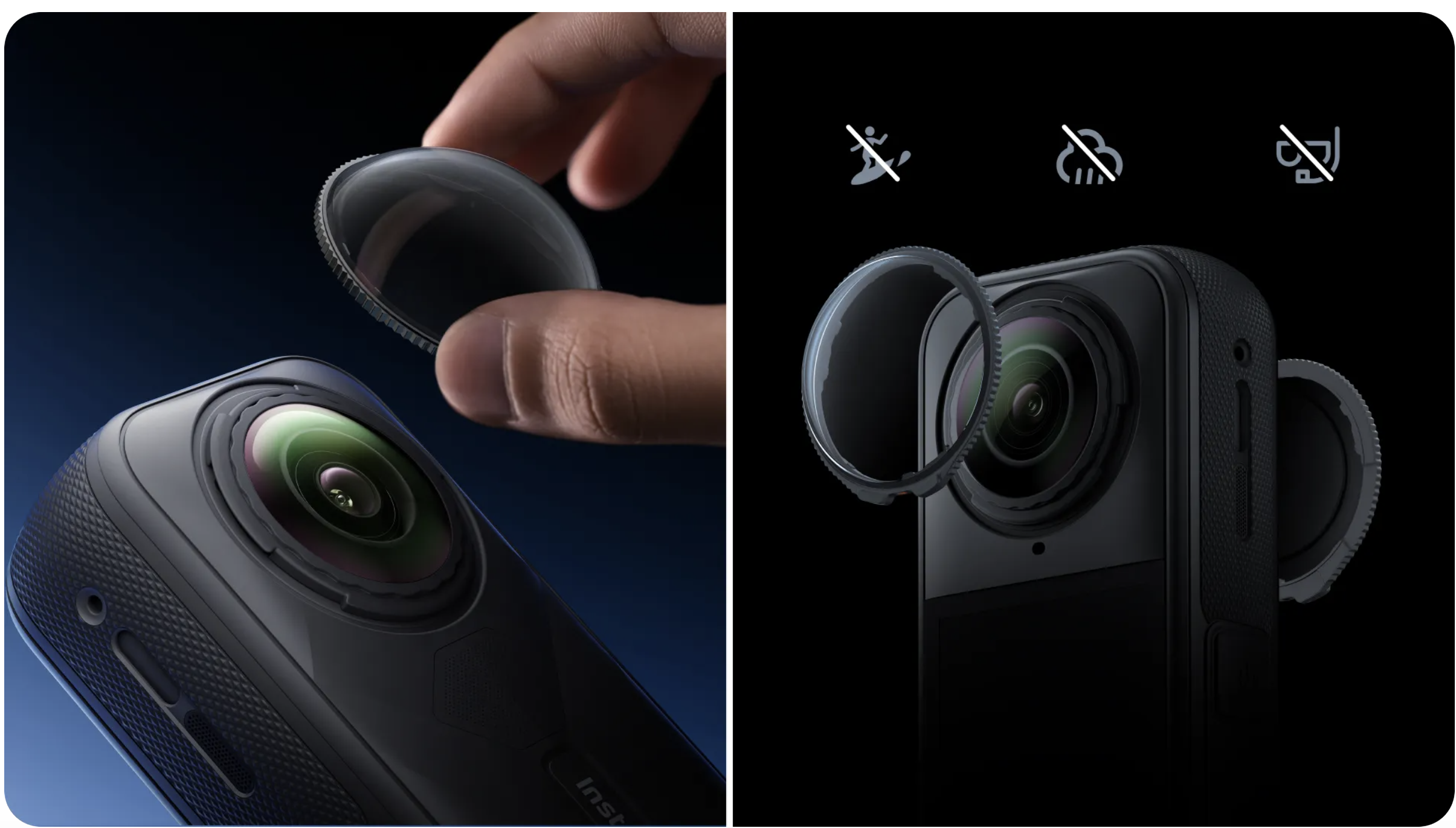 Insta360 X5 Standard Lens Guards 6