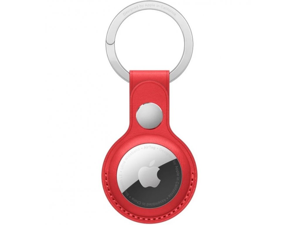 Apple AirTag kožená kľúčenka (PRODUCT) RED