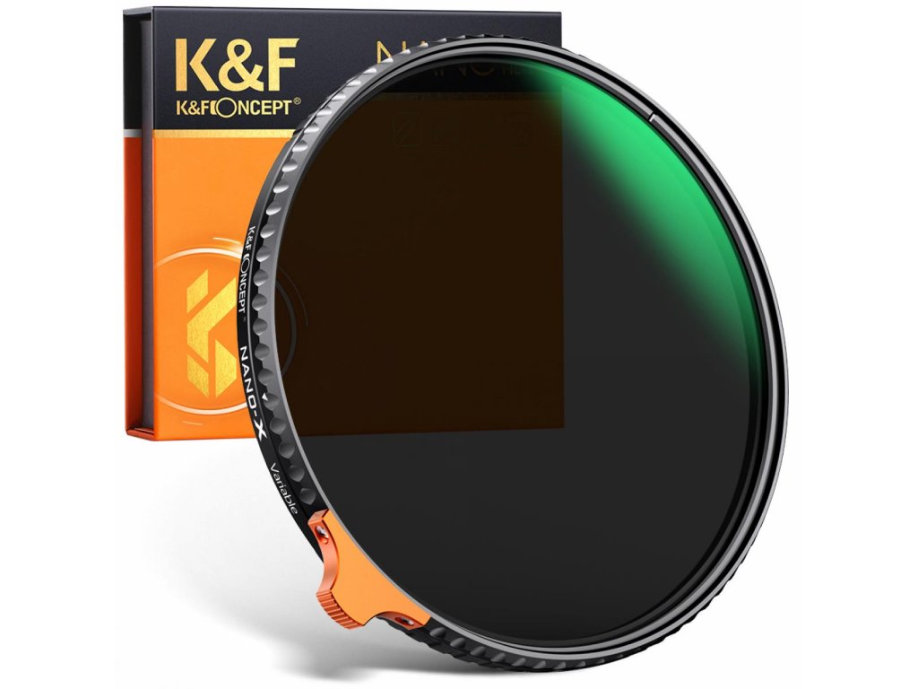K&F Concept 82 mm variabilný ND filter ND2-ND400 (9 zarážok)