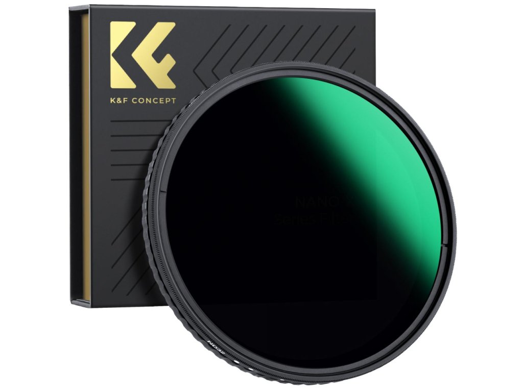 K&F Concept K&F 52MM XV40 Nano-X Variabilný/Fader ND Filter, ND8~ND128, W/O Black Cross