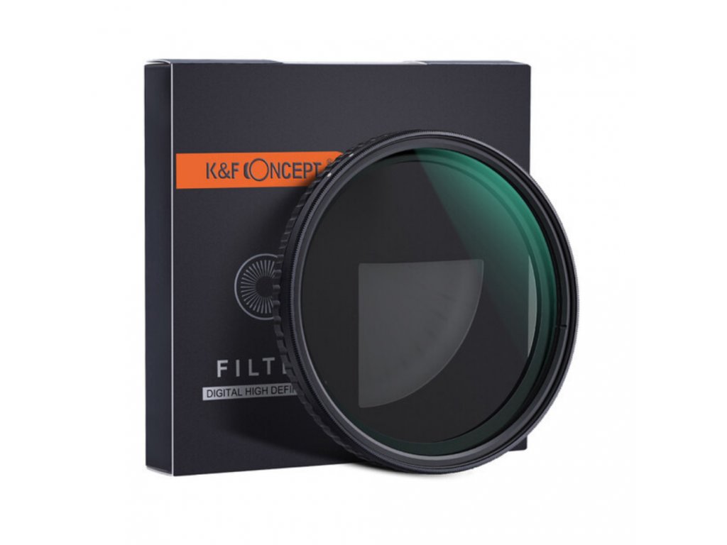 K&F Concept Kruhový polarizátor Nano-X plus variabilný filter ND2-ND32 (49 mm)