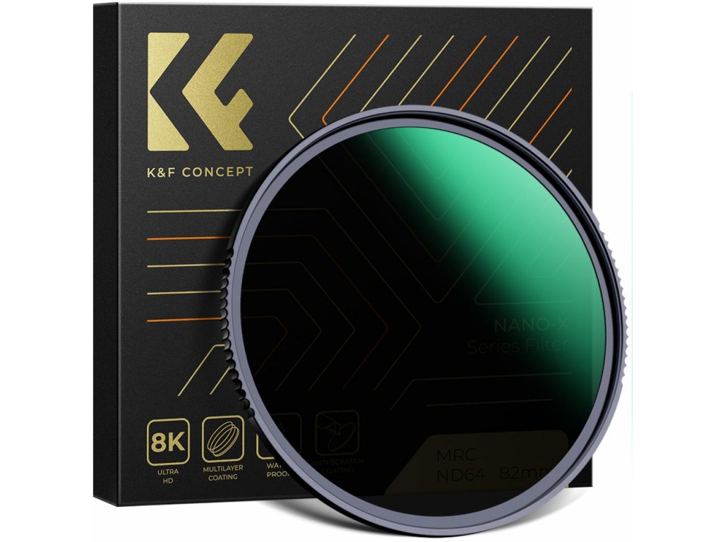 K&F Concept Filter objektívu K&F 49MM Nano-X ND64 (6 stop) Filter s pevnou neutrálnou...