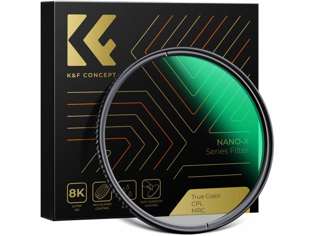 K&F Concept Filter K&F 67MM CPL True Color Circular Polarizers Filter s 28...
