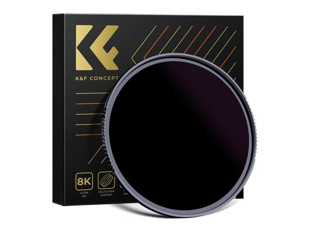 K&F Concept K&F 49mm Solar Filter ND100000,16.6-Stop Solid Neutral Density Filter. Nano-X Series