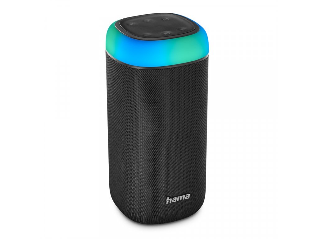 Hama Bluetooth reproduktor Shine 2.0, LED podsvietenie, IPX 4, čierny