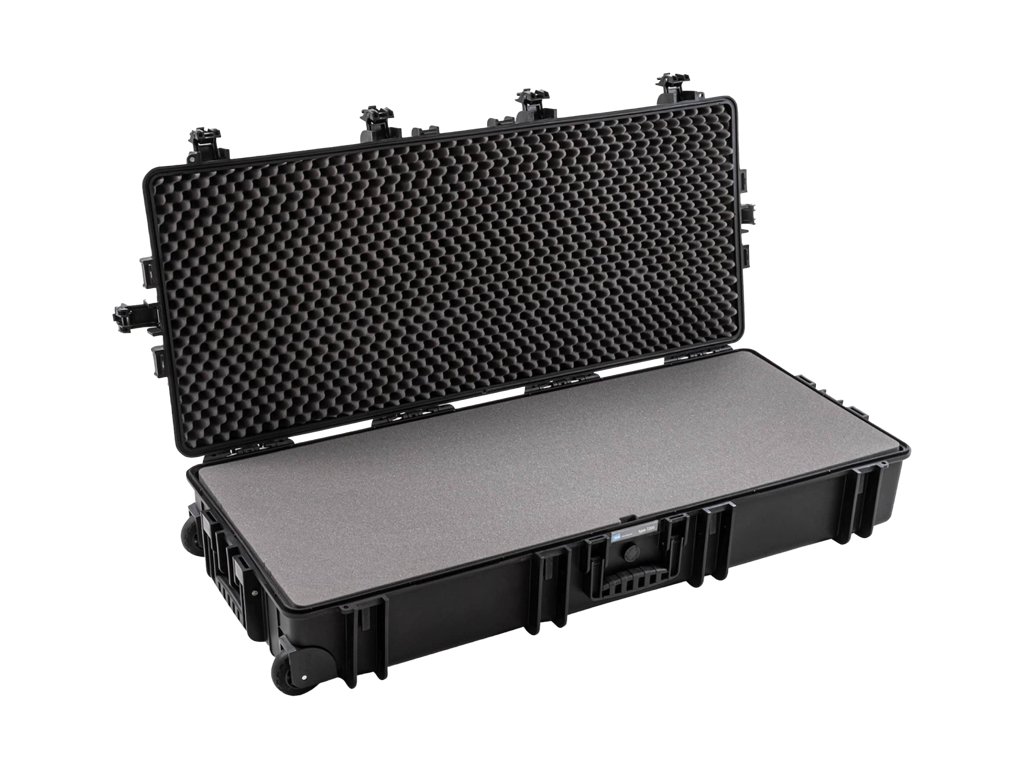 BW Outdoor Case Type 7200 with foam insert (gun/rifle/guitar case), Black