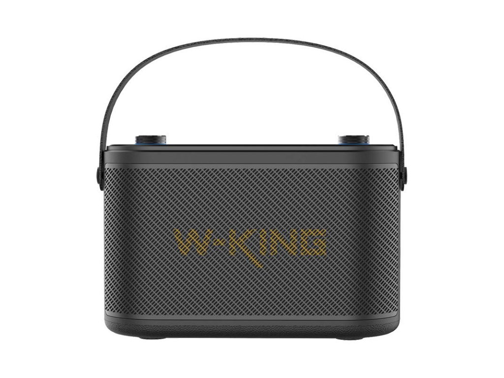 Bezdrôtový Bluetooth reproduktor W-KING H10 120W + 2 mikrofóny (čierny)