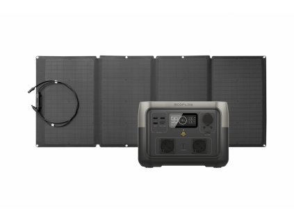 EcoFlow RIVER 2 Max EU + solarný panel 160W
