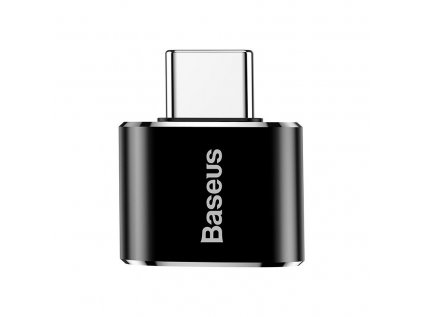 Baseus USB na USB Type-C 2,4A adaptér (čierny)