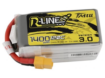 Batéria Tattu R-Line 3.0 1400mAh 22,2V 120C 6S1P XT60